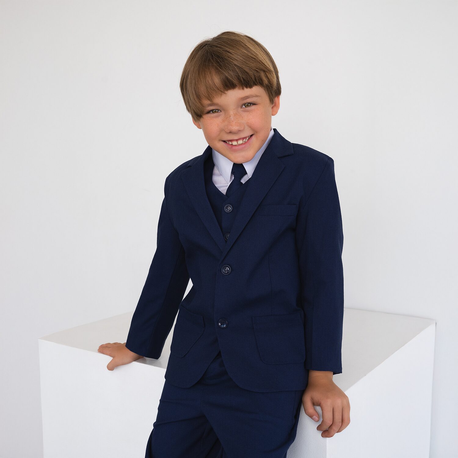 Suit the BOYZ Linen Little & Big Kid Boys 5-pc. Set