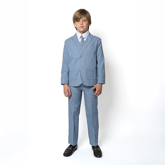 Suit the BOYZ Linen Little & Big Kid Boys 5-pc. Suit Set