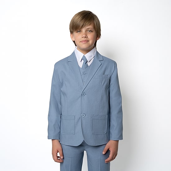 Suit the BOYZ Linen Little & Big Kid Boys 5-pc. Suit Set