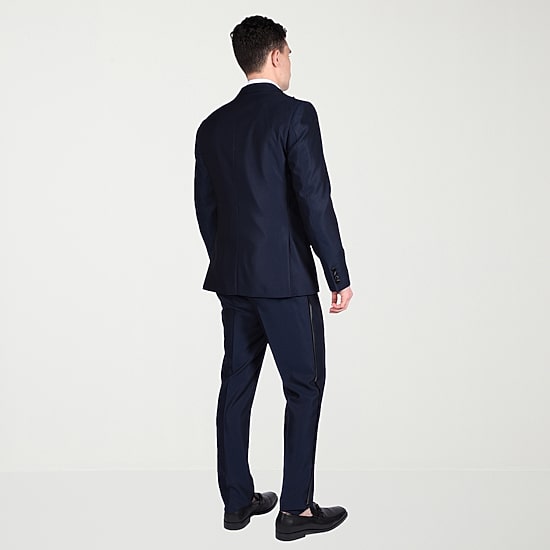 The Savile Row Co Diamond Weave Mens 2-pc. Tuxedo