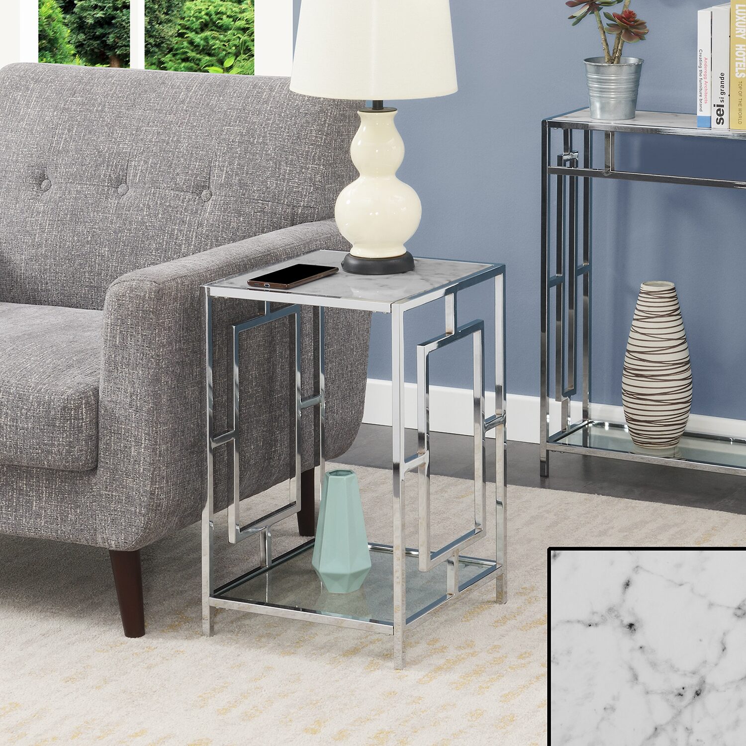 Convenience Concepts Metal End Table