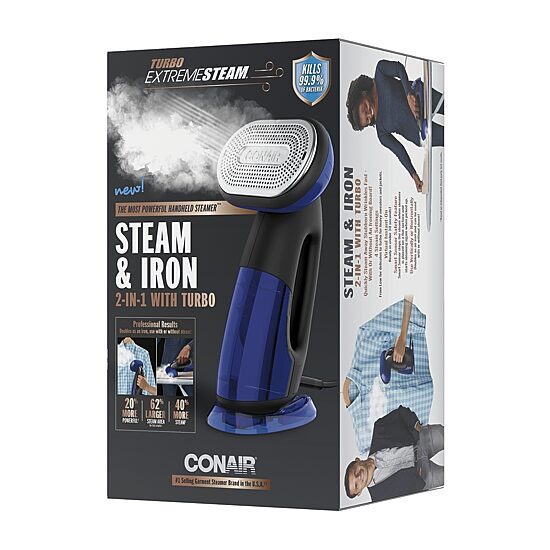 Conair Turbo Extremesteam®  Steam and Iron 2-In-1 with Turbo