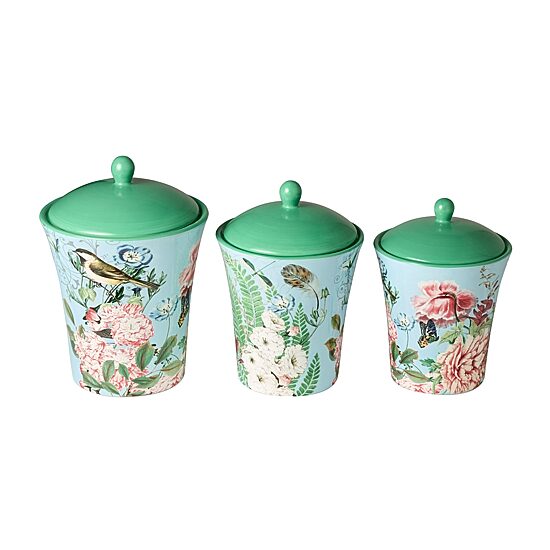 Certified International Flora 3-pc. Canister