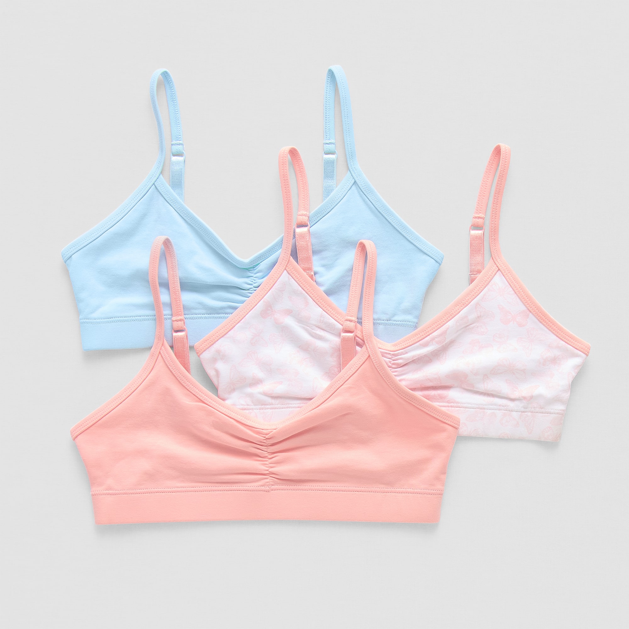 Thereabouts Big Kid Girls Medium Support 3-pc. Bralette 340033