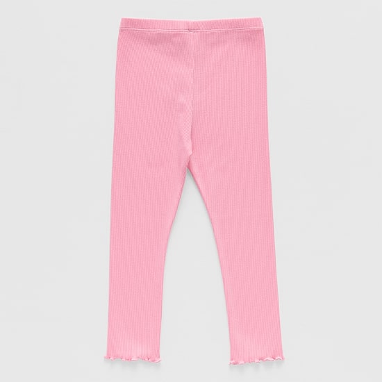 Okie Dokie Rib Toddler & Little Girls Full Length Leggings
