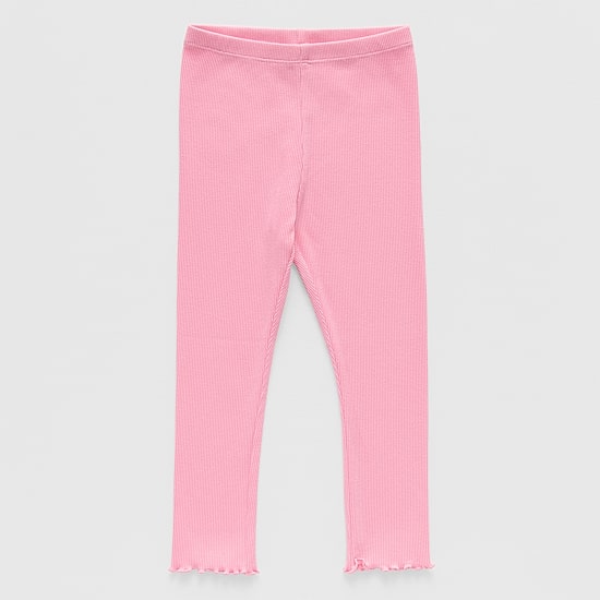 Okie Dokie Rib Toddler & Little Girls Full Length Leggings