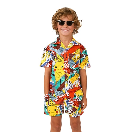 Opposuits Pikachu Little Boys Pokemon 2-pc. Short Set