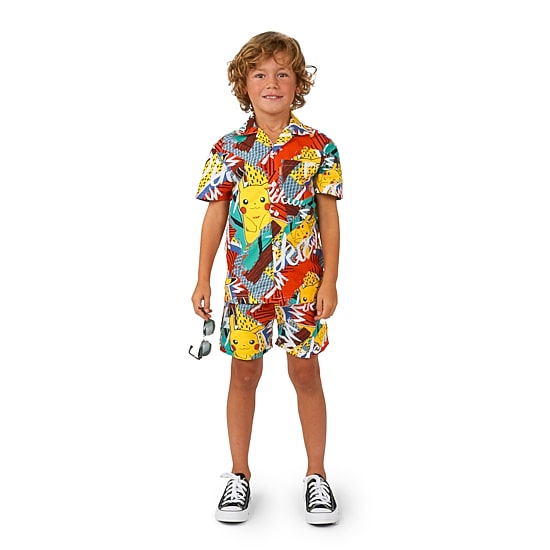 Opposuits Pikachu Little Boys Pokemon 2-pc. Short Set