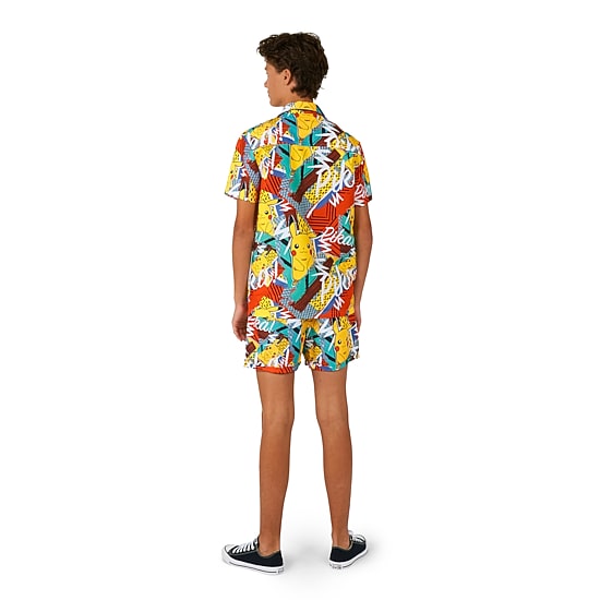 Opposuits Pikachu Big Kid Boys Pokemon 2-pc. Short Set