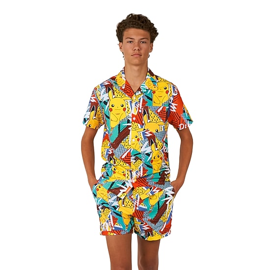 Opposuits Pikachu Big Kid Boys Pokemon 2-pc. Short Set