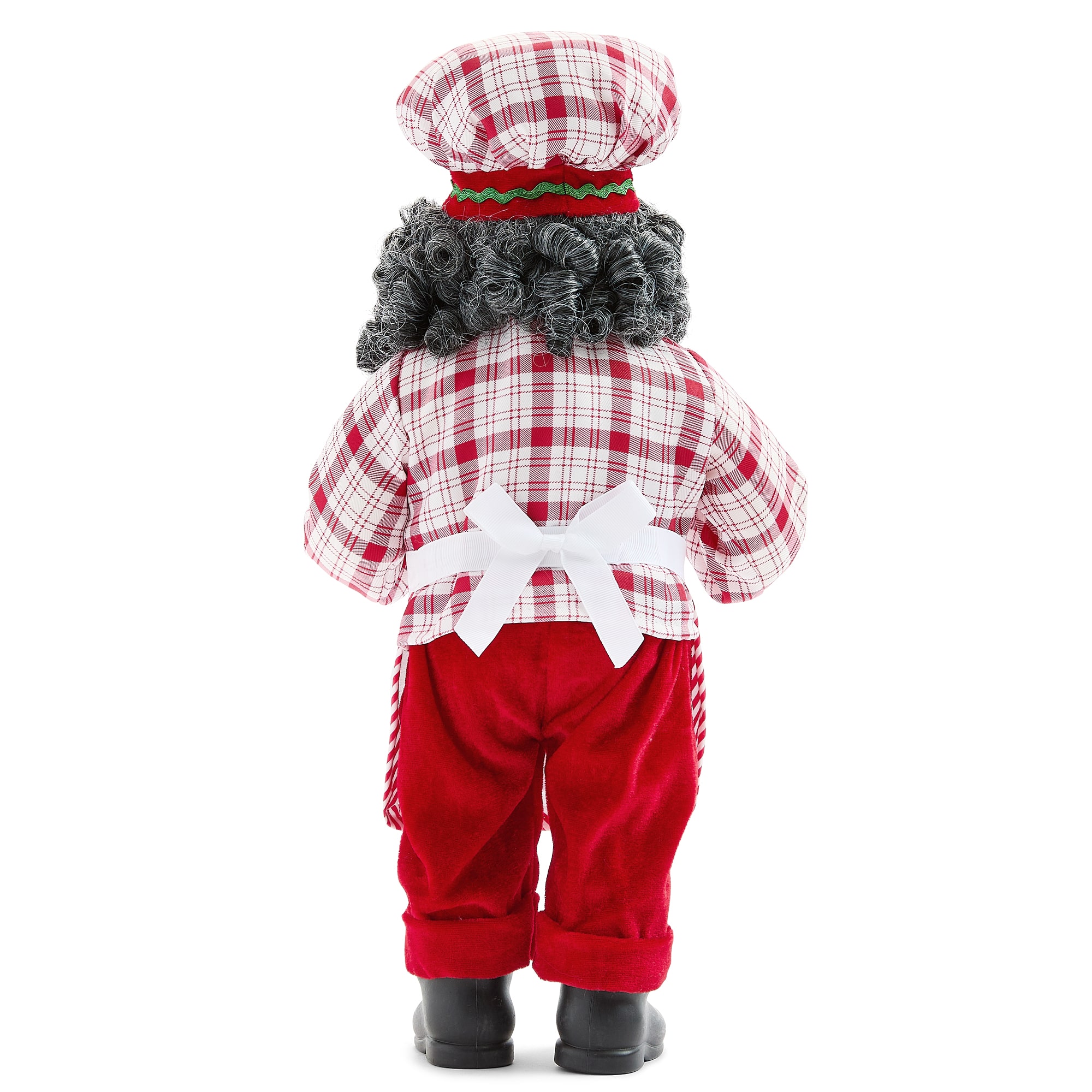 North Pole Trading Co. African American 18" Baker Christmas Santa Figurine