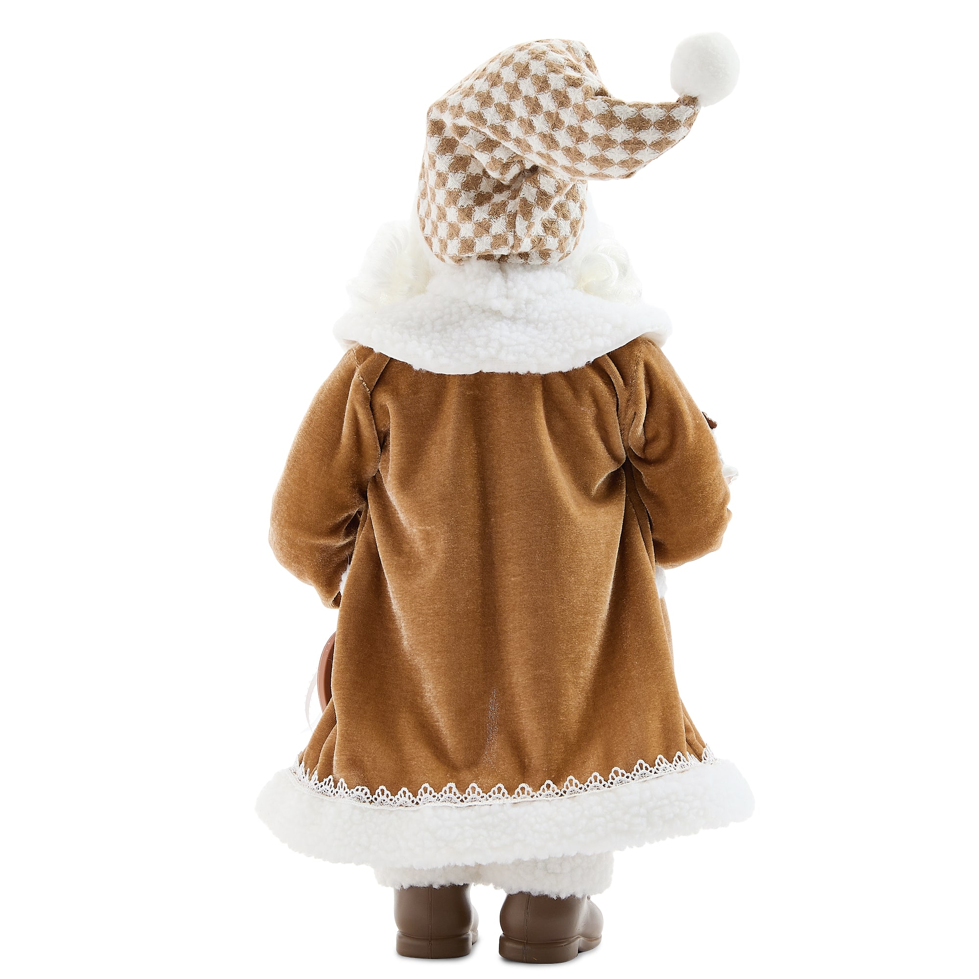 North Pole Trading Co. 18" Gingerbread House Christmas Santa Figurine