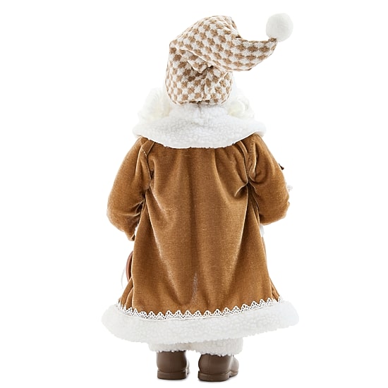 North Pole Trading Co. 18" Gingerbread House Christmas Santa Figurine