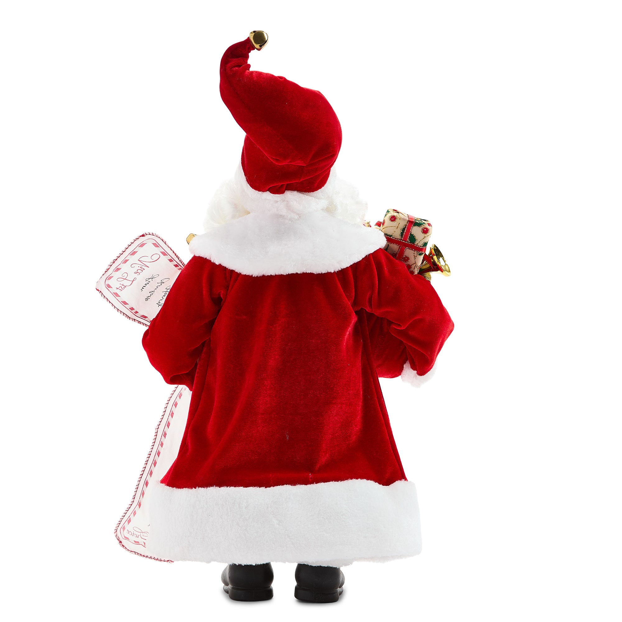 North Pole Trading Co. 18" List Christmas Santa Figurine