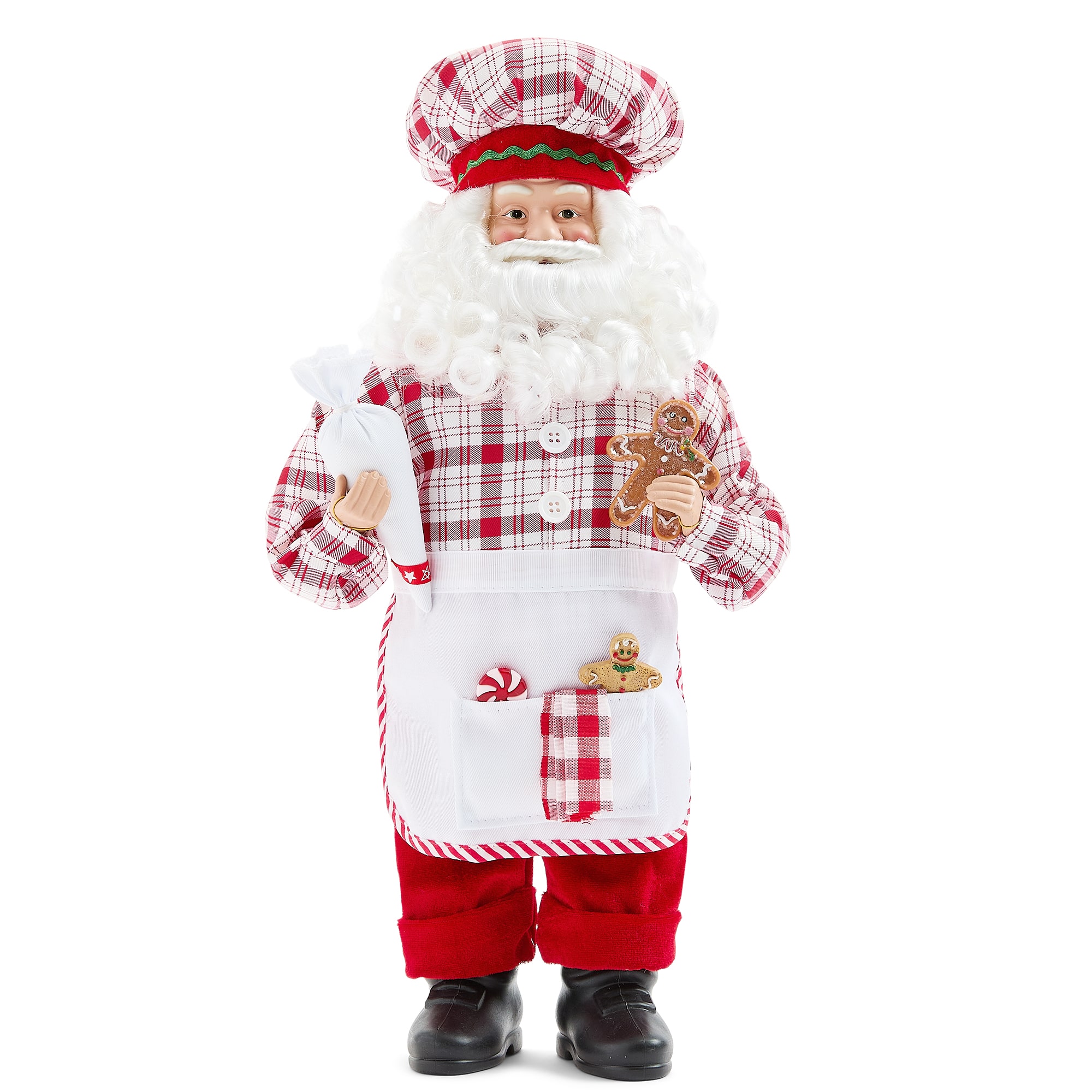 North Pole Trading Co. 18" Baker Christmas Santa Figurine