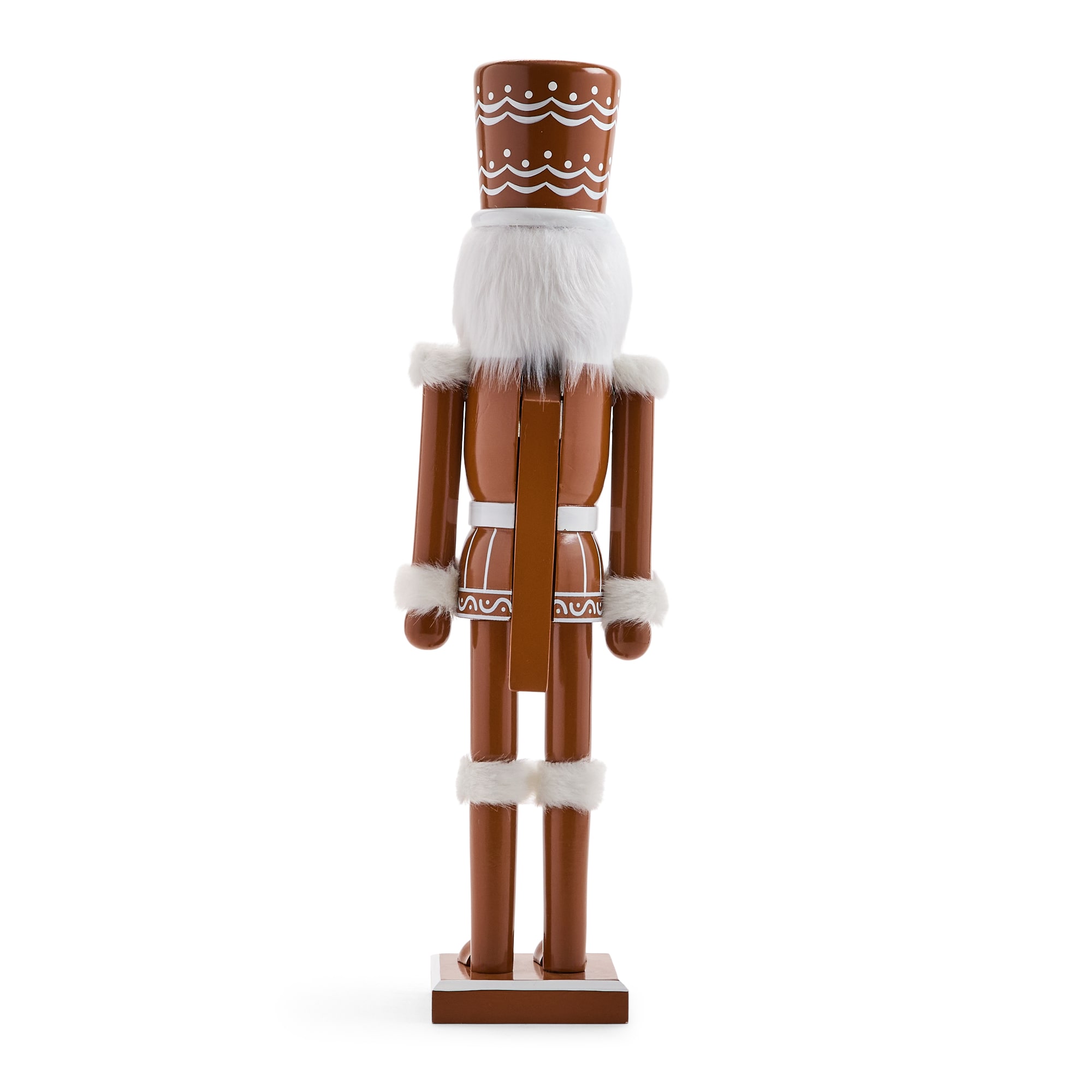 North Pole Trading Co. African American 20" Gingerbread Wood Christmas Nutcracker