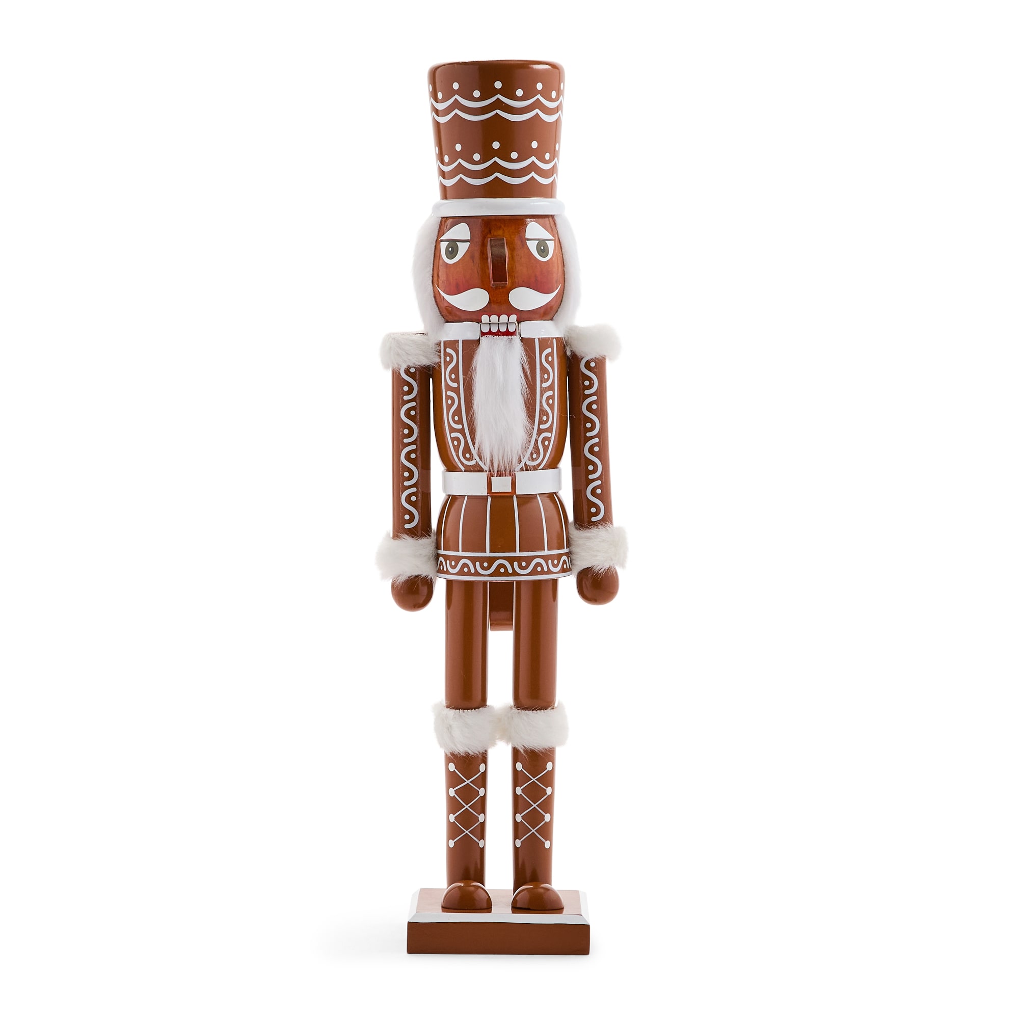 North Pole Trading Co. Wood Christmas Nutcracker