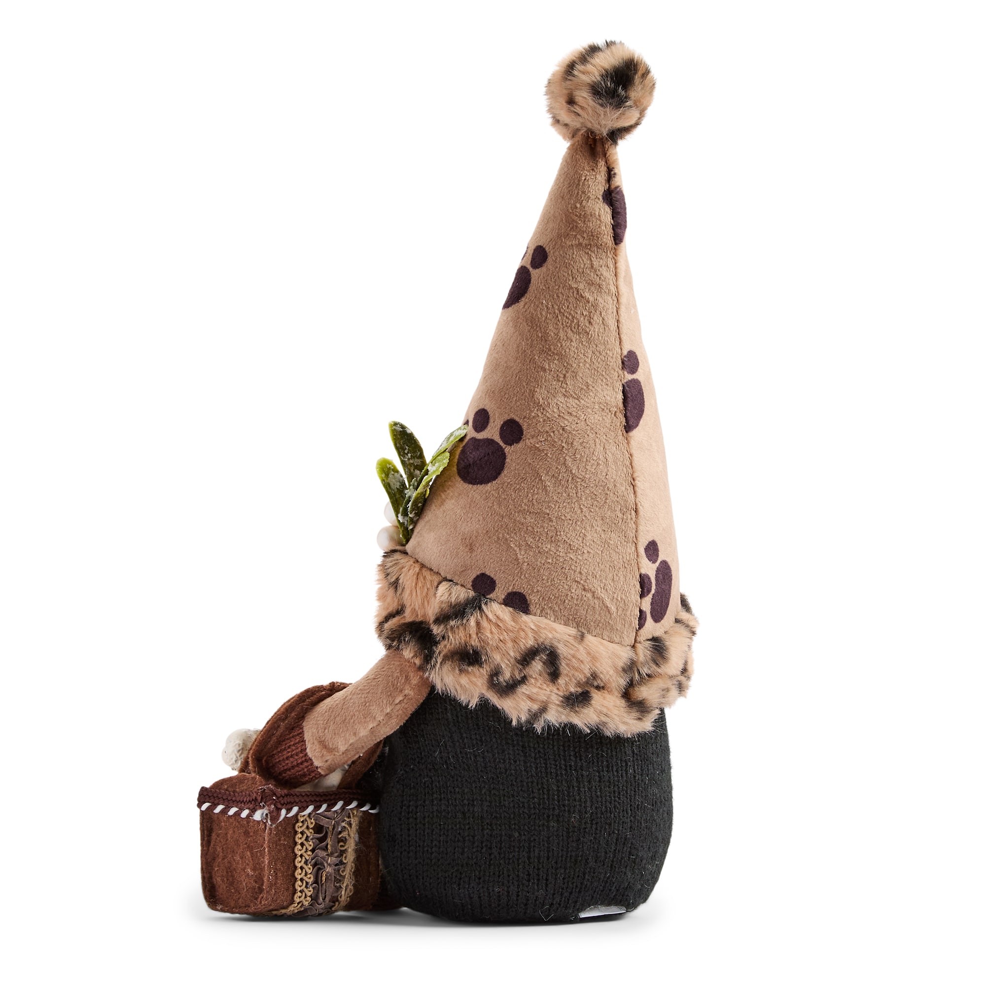 North Pole Trading Co. African American 12" Dog Mom Christmas Gnome