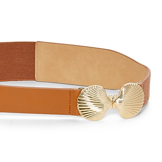 JS Jessica Simpson Skinny Elastic Stretch Waist Womens Belt