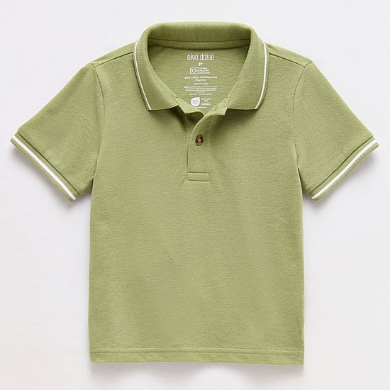 Okie Dokie Toddler & Little Boys Short Sleeve Regular Fit Polo Shirt