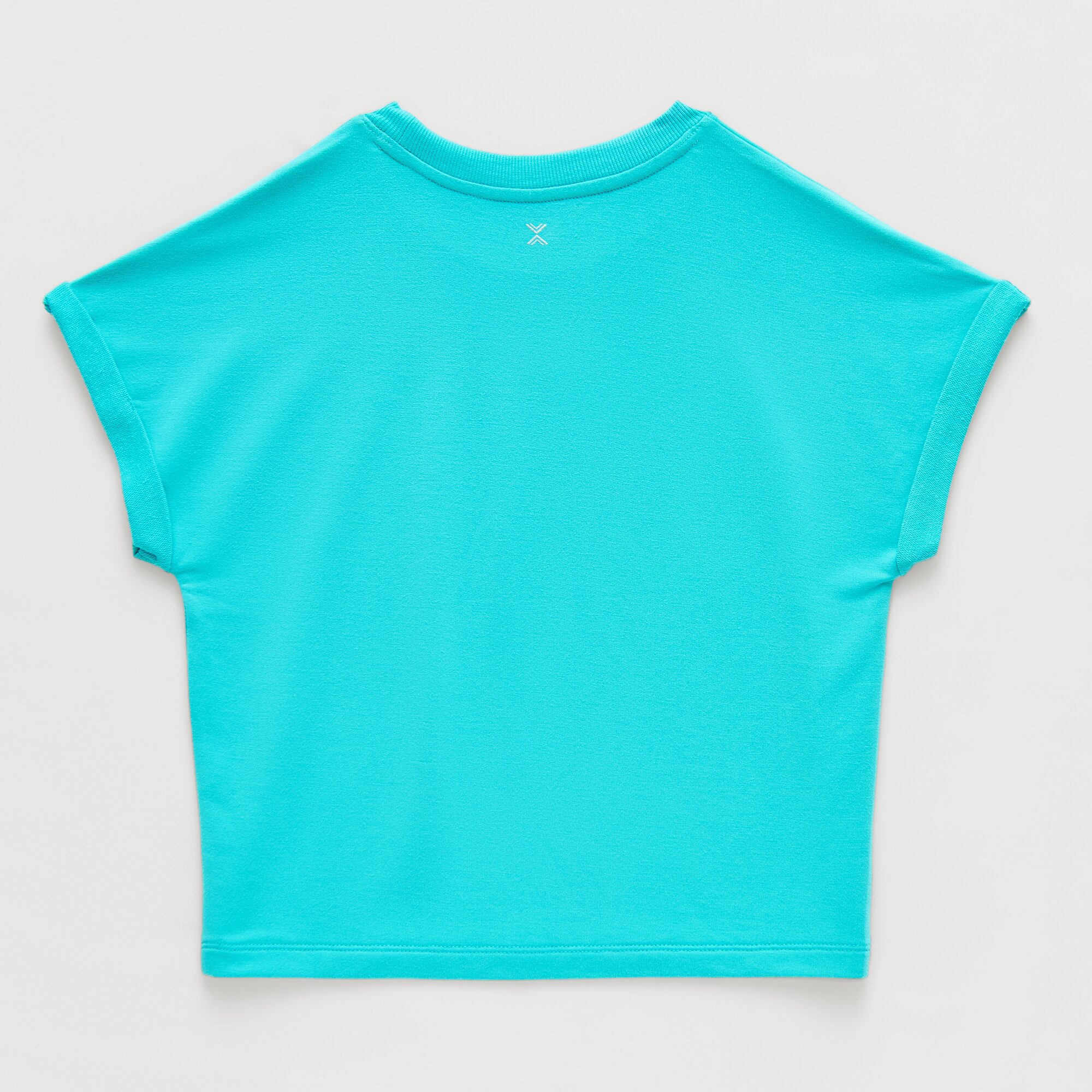 Xersion French Terry Little & Big Kid Girls Crew Neck Short Sleeve Active T-Shirt