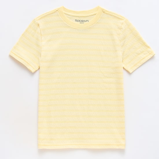 Thereabouts Textured Little & Big Kid Boys Crew Neck Short Sleeve T-Shirt