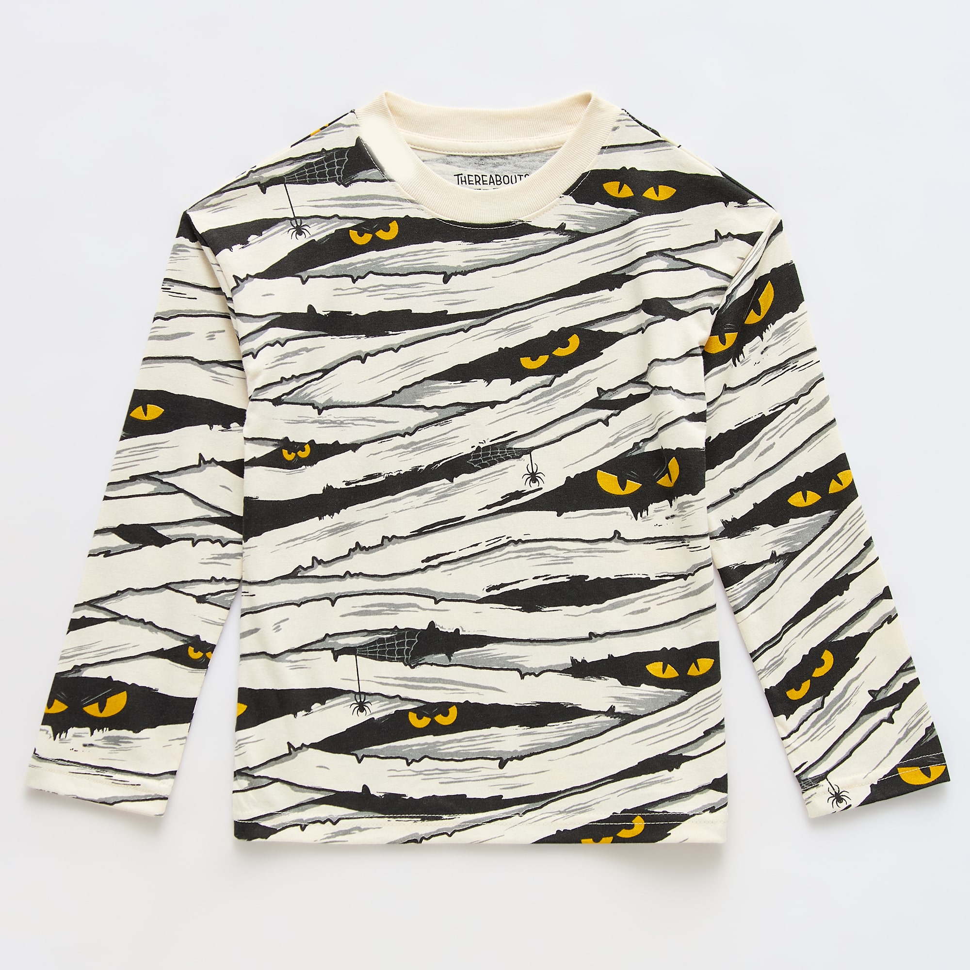 Thereabouts Little Boys Crew Neck Long Sleeve Oversized Graphic T-Shirt