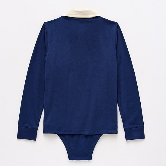 Thereabouts Little & Big Kid Boys Bodysuit Closure Easy-on + Easy-off Adaptive Long Sleeve Bodysuit