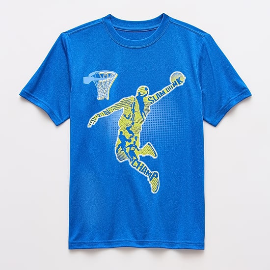Xersion Little & Big Kid Boys Crew Neck Short Sleeve Regular Fit Graphic T-Shirt