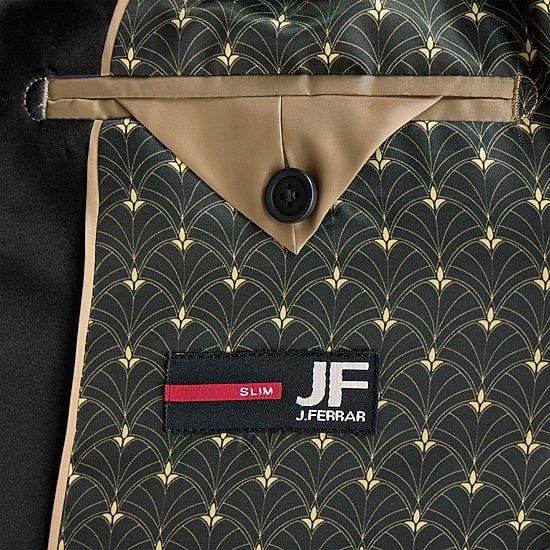 J. Ferrar Evening Edition Mens Paisley Slim Fit Tuxedo Jacket