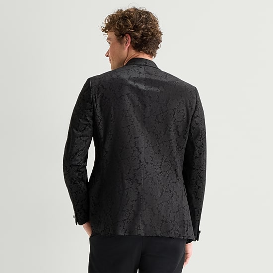 J. Ferrar Evening Edition Mens Paisley Slim Fit Tuxedo Jacket
