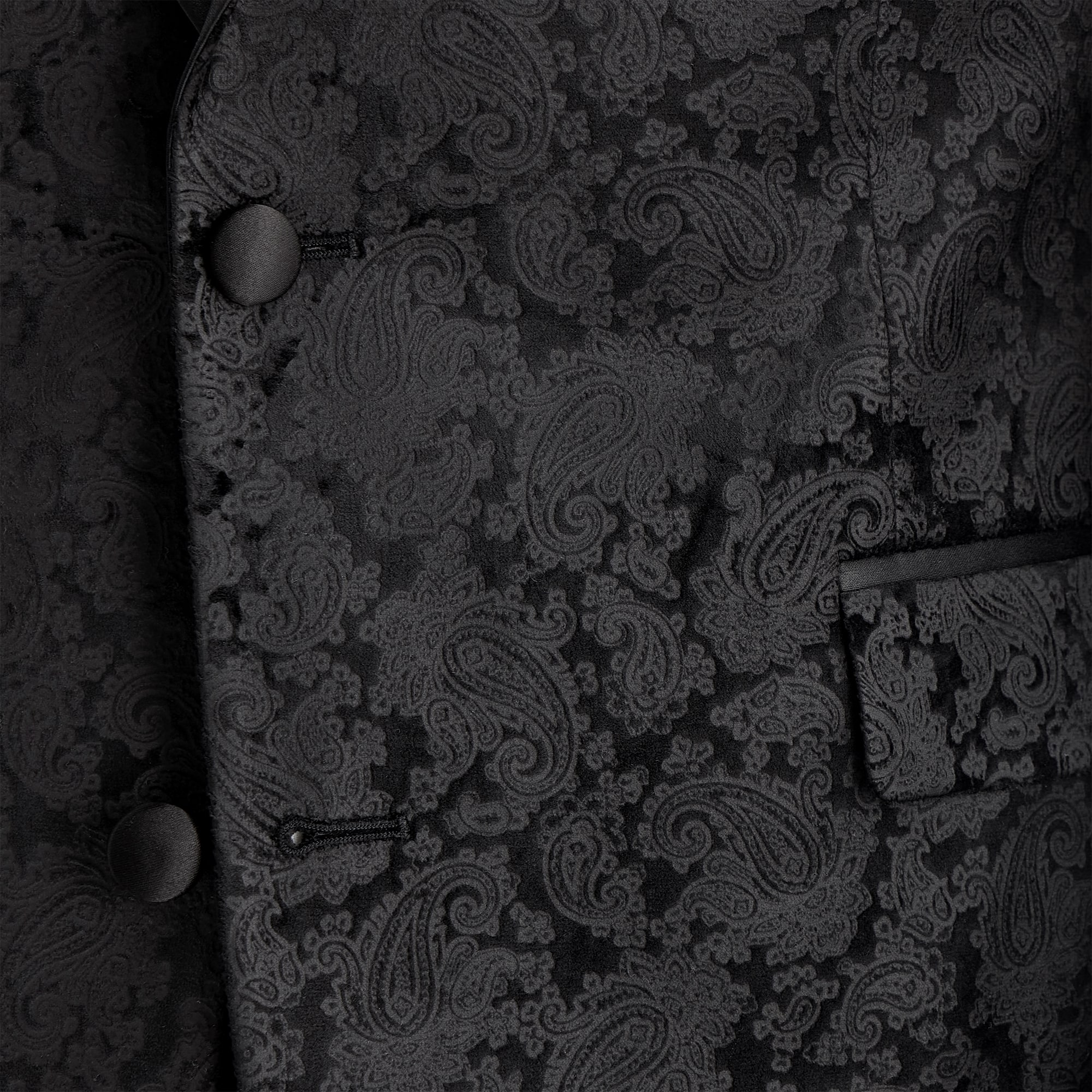 J. Ferrar Evening Edition Mens Paisley Slim Fit Tuxedo Jacket