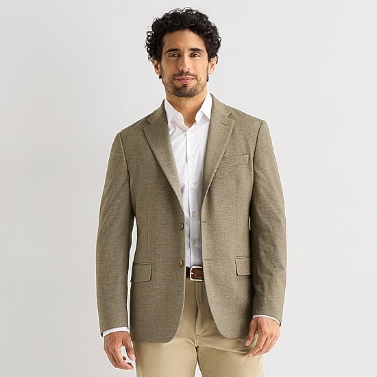 Van Heusen Knit Mens Modern Fit Sport Coat