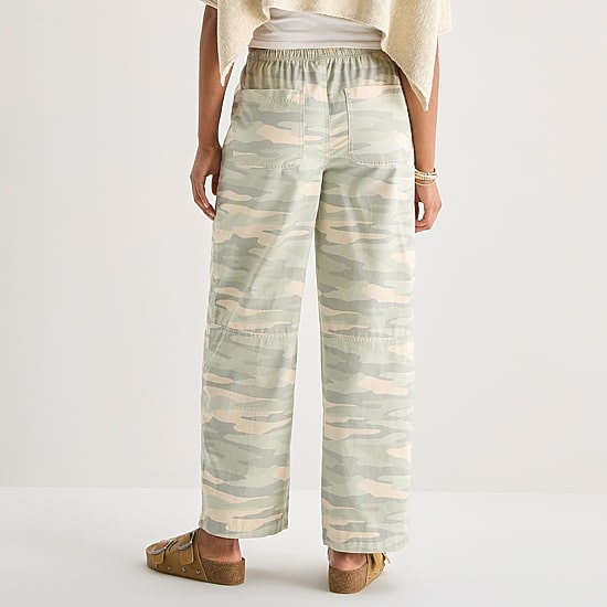 Arizona Womens Juniors Low Rise Barrel Jean