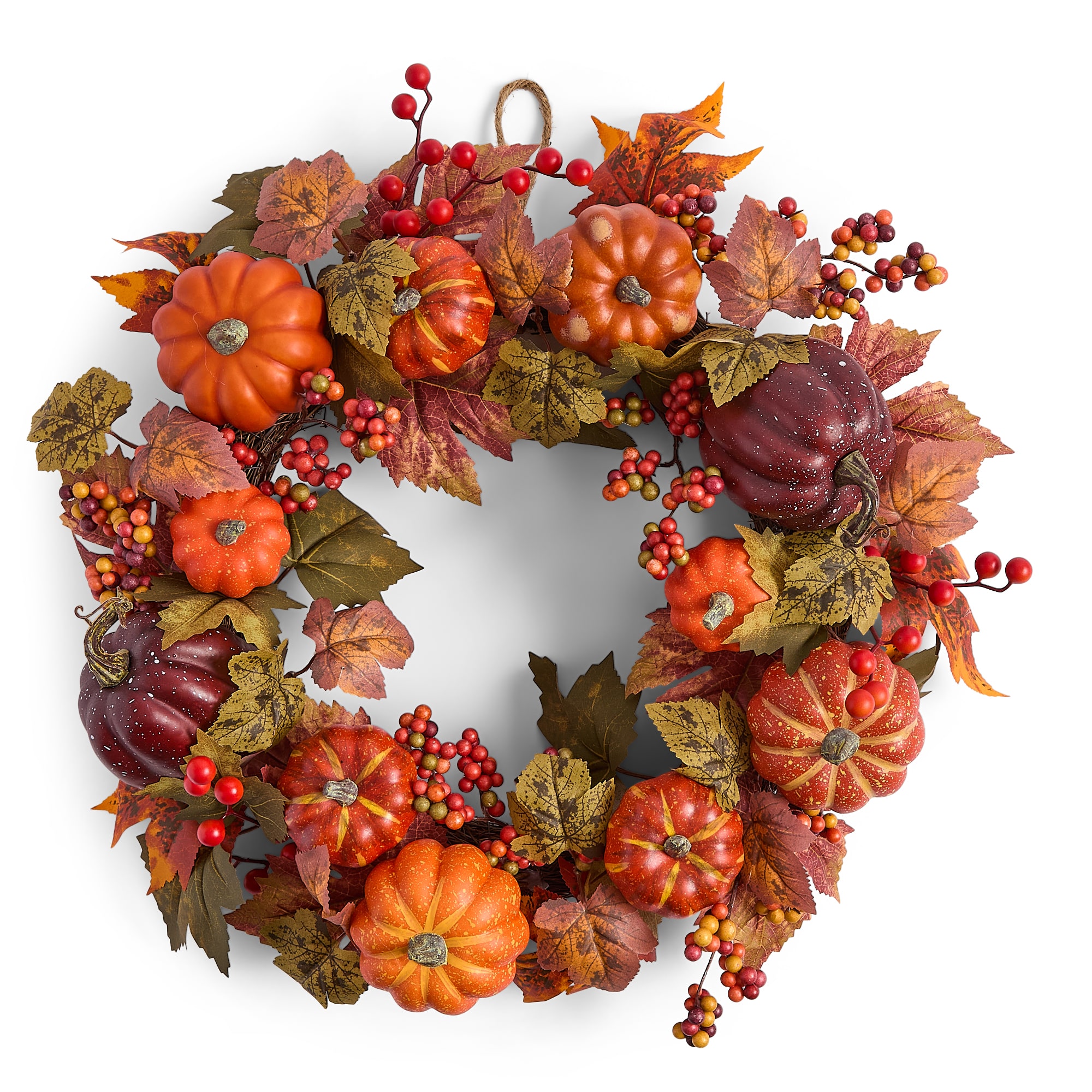 Layerings Pumpkin Wreath