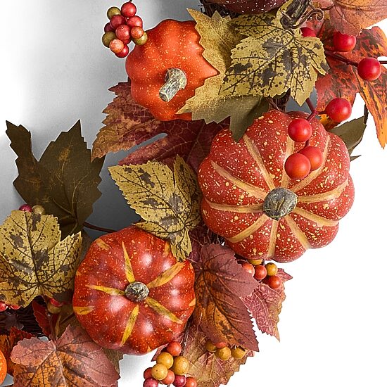Layerings Pumpkin Wreath