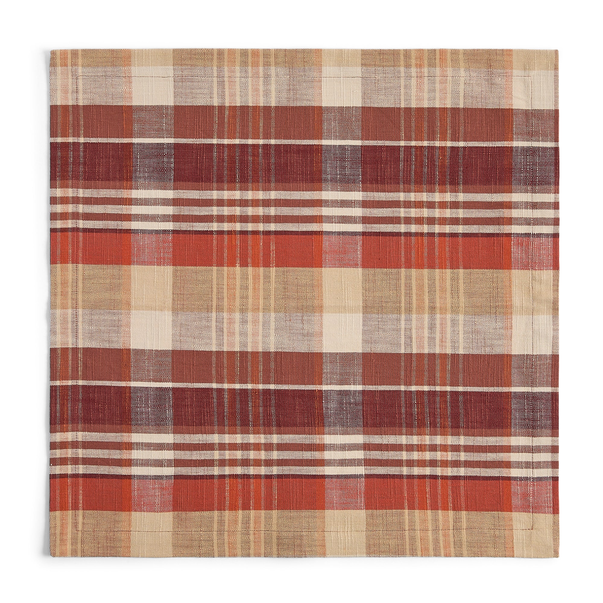 Layering Harvest Heirloom Plaid 4-pc. Napkins
