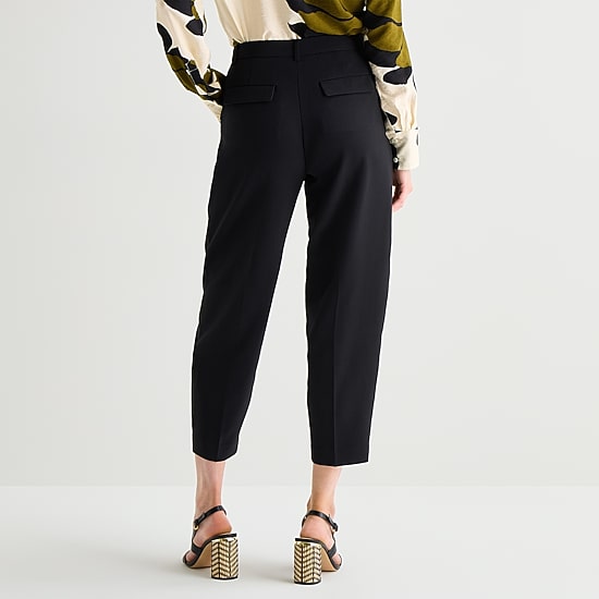 Worthington Womens Tapered Pleated Pant