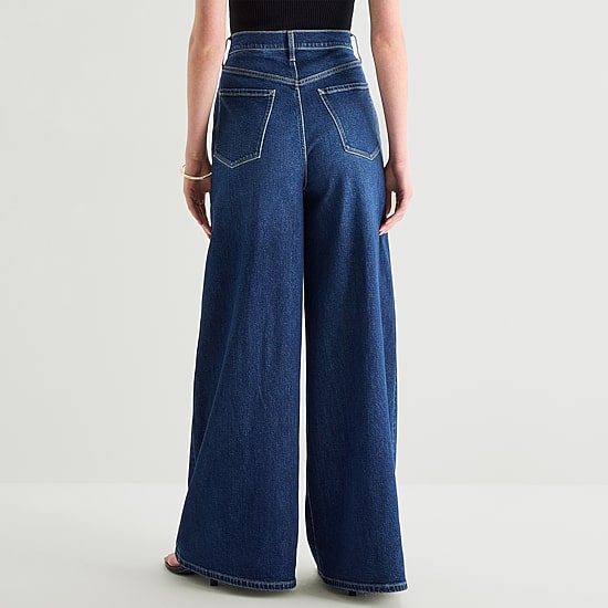 a.n.a Soft Drape Womens Wide Leg Jean