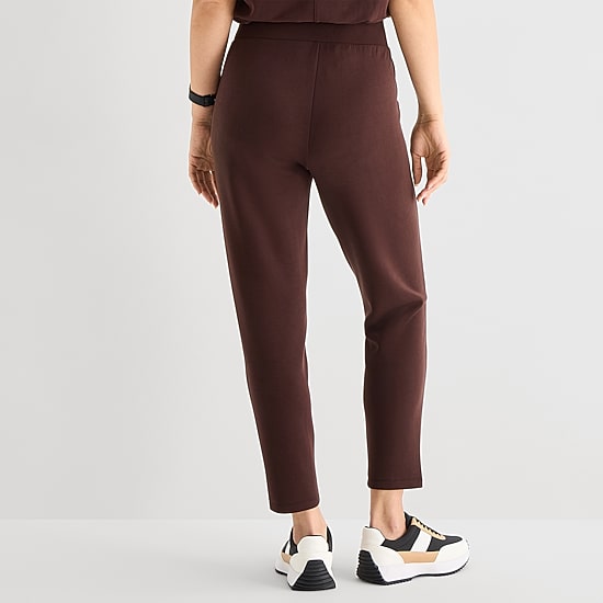 Stylus Womens Tapered High Rise Lounge Pant