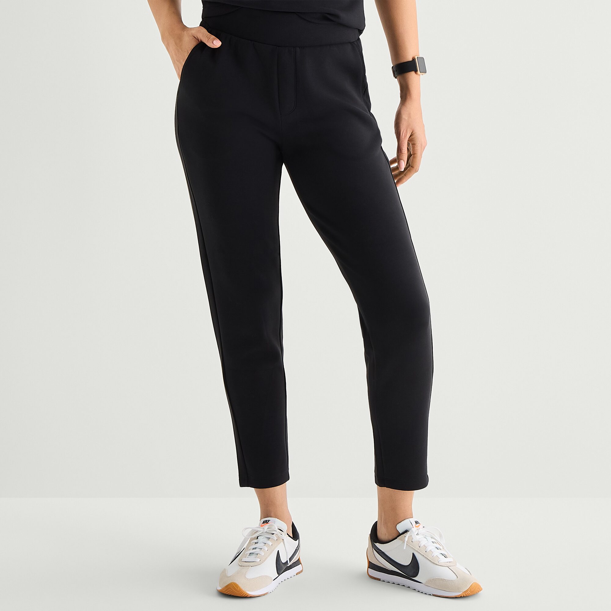 Stylus Womens Tapered High Rise Lounge Pant