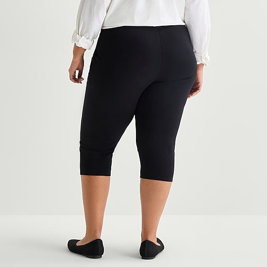 Stylus Womens Plus Straight Capri Pant