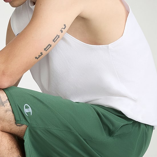 Champion Mens 10" Mid Rise Workout Shorts