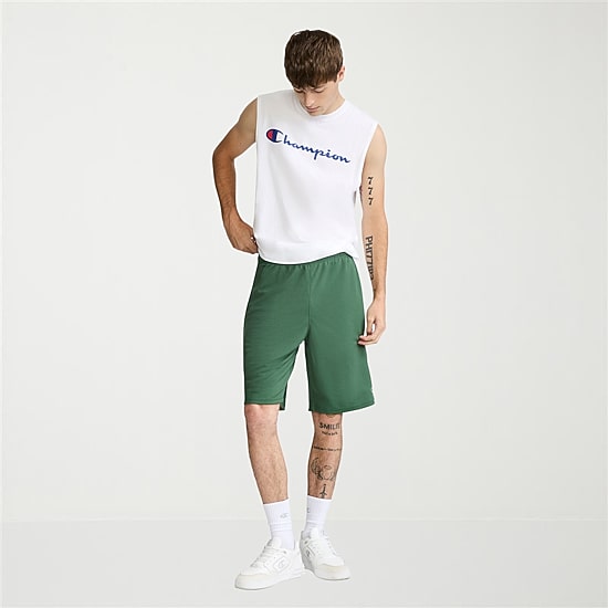 Champion Mens 10" Mid Rise Workout Shorts