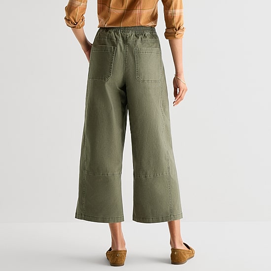 St. John's Bay Womens Tall Mid Rise Cropped Pant