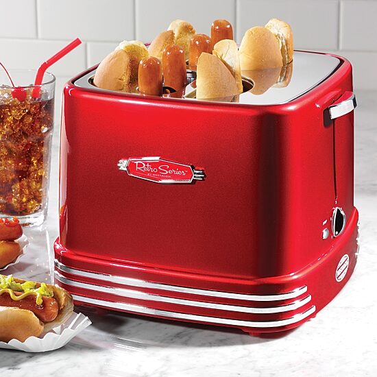 Nostalgia Pop-Up Hot Dog Toaster