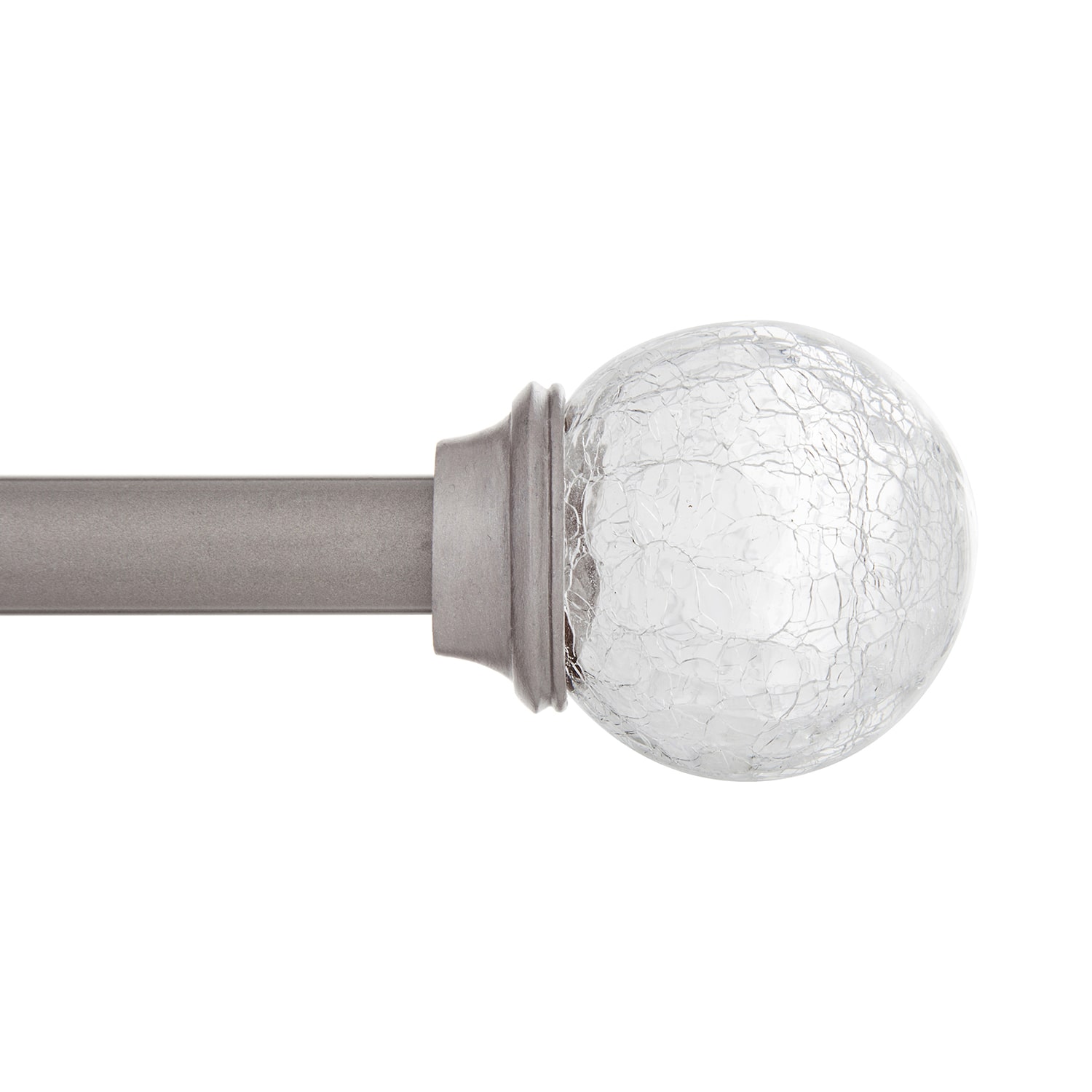 Kenney Walden Crackle Ball 5/8 Adjustable Curtain Rod