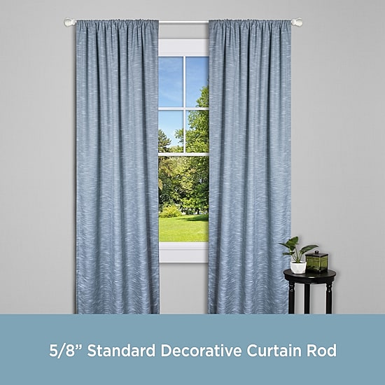 Kenney Walton Acrylic 5/8 IN Adjustable Curtain Rod