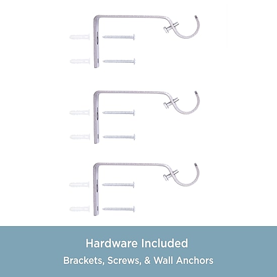 Kenney Jayden Square 3/4 IN Adjustable Curtain Rod