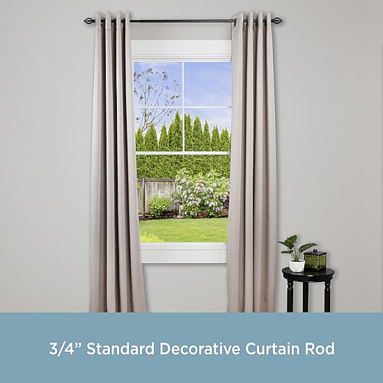Kenney Lucas Openwork 3/4 IN Adjustable Curtain Rod